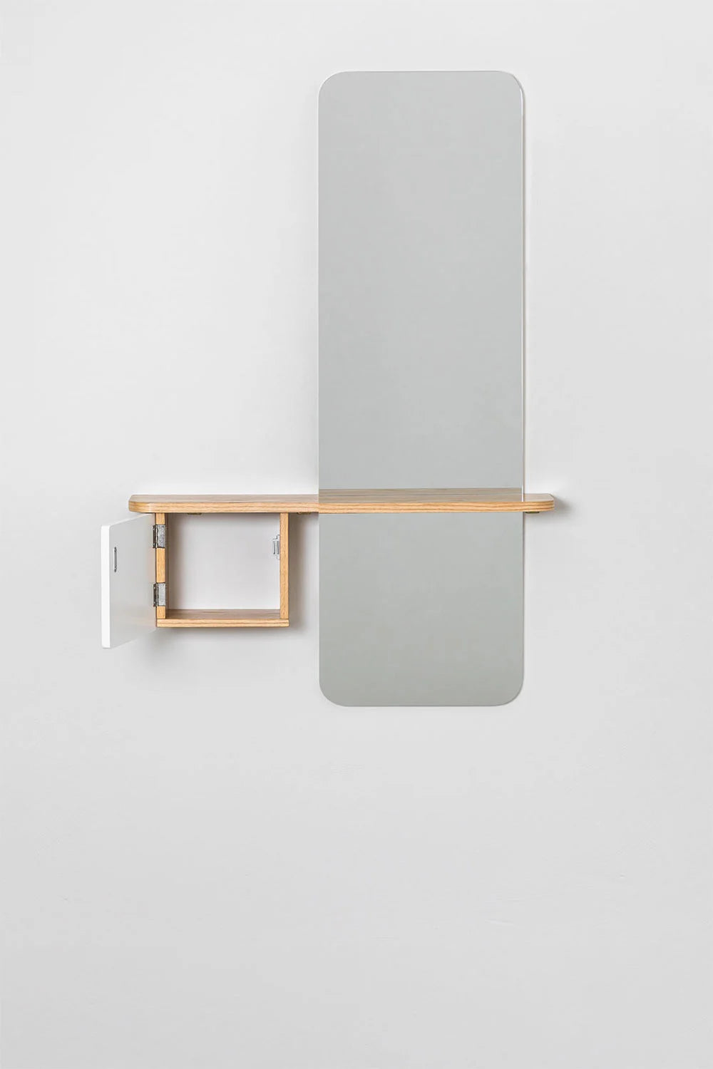 Varna - Consolle ingresso 80x120 cm in MDF con specchio
