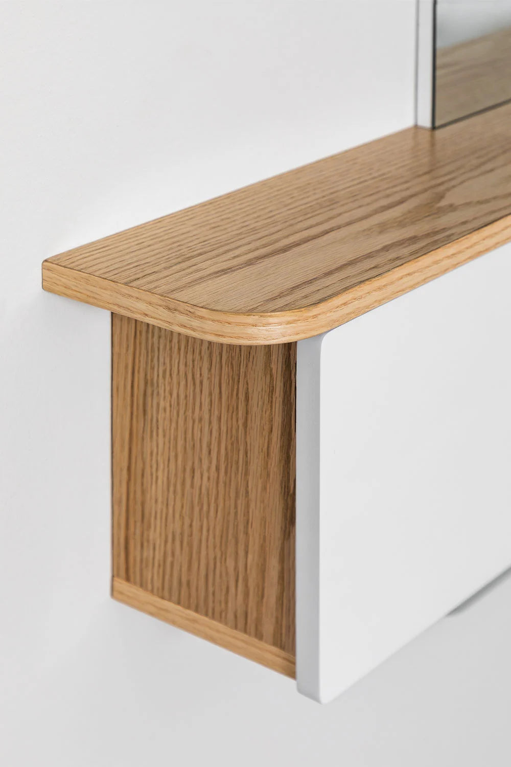 Varna - Consolle ingresso 80x120 cm in MDF con specchio