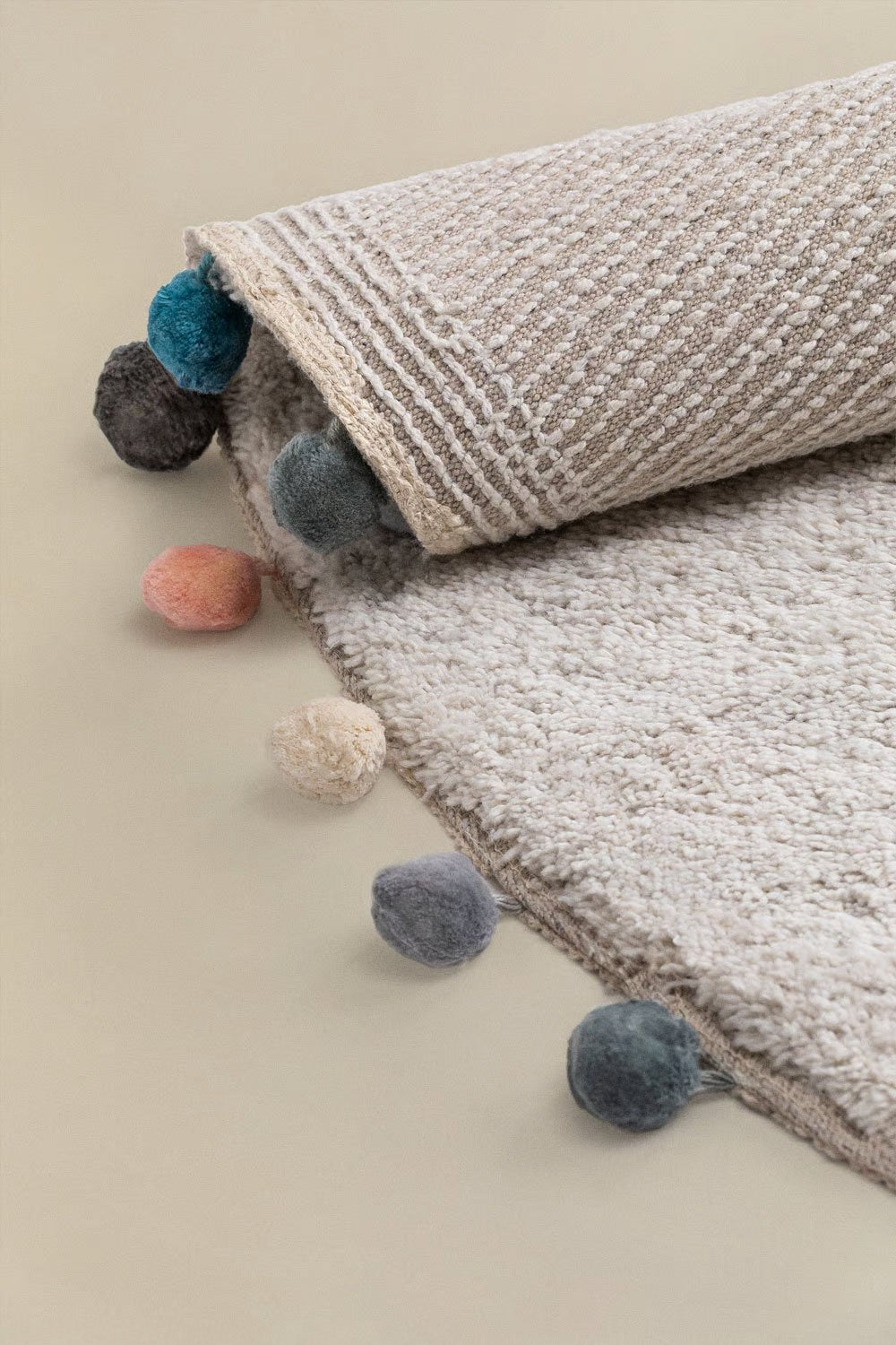 Cinder - Tappeto rotondo Ø125 cm in cotone