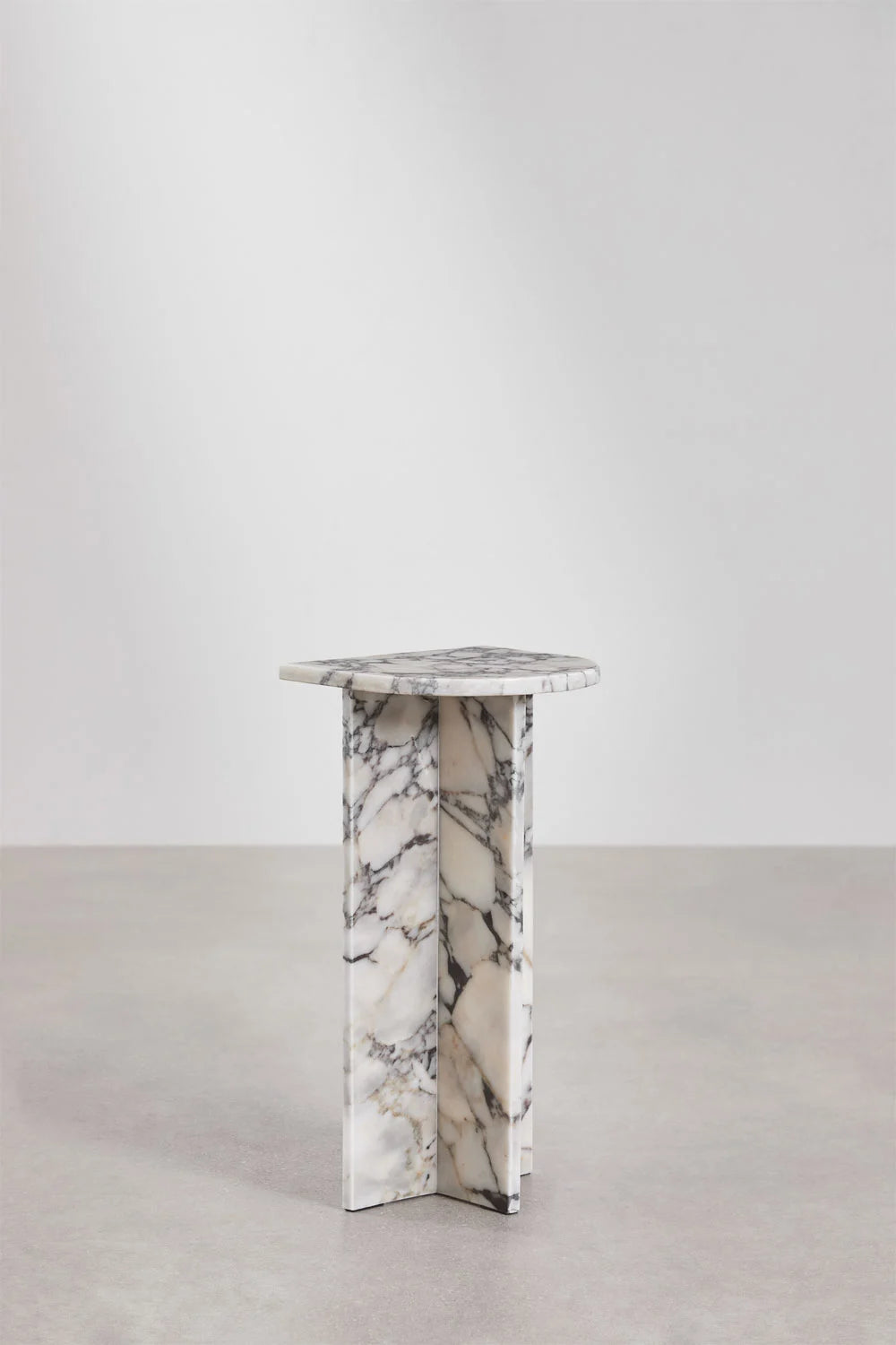 Tavolino laterale in pietra naturale Corwel