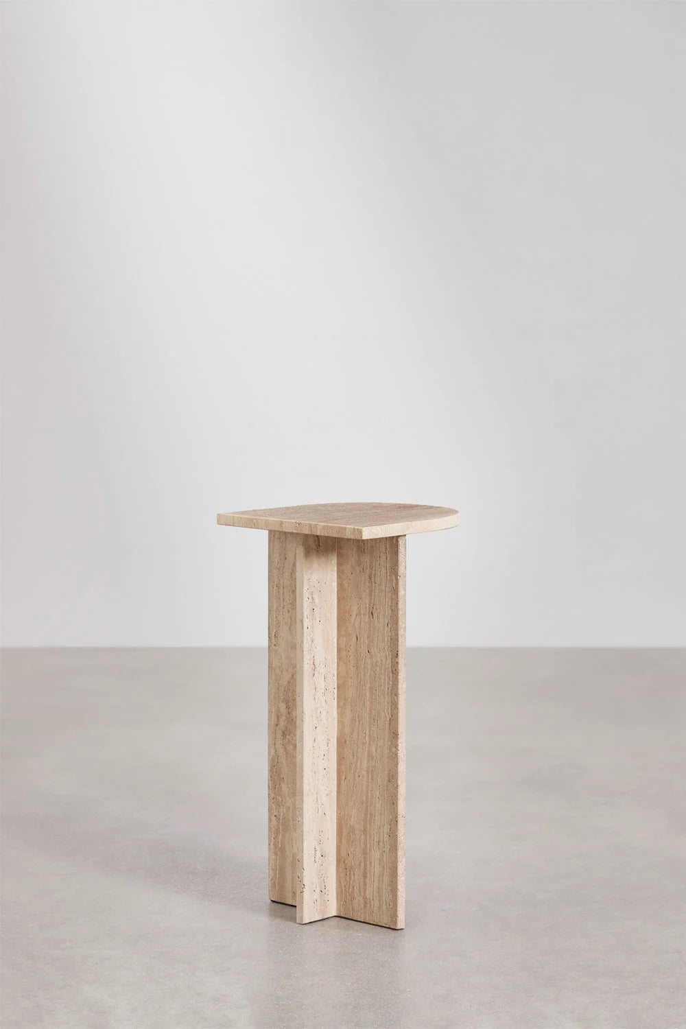 Tavolino laterale in pietra naturale Corwel