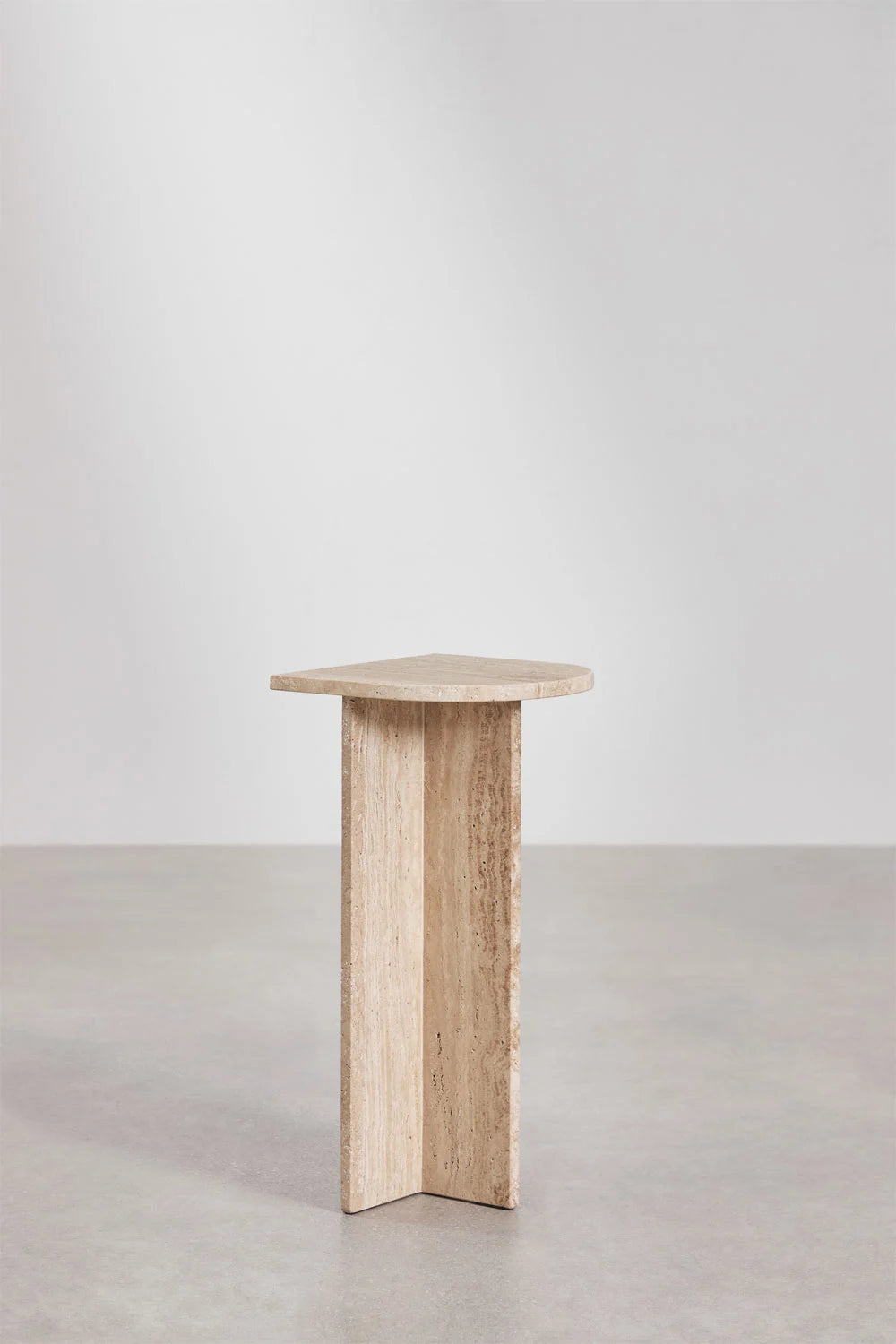 Tavolino laterale in pietra naturale Corwel