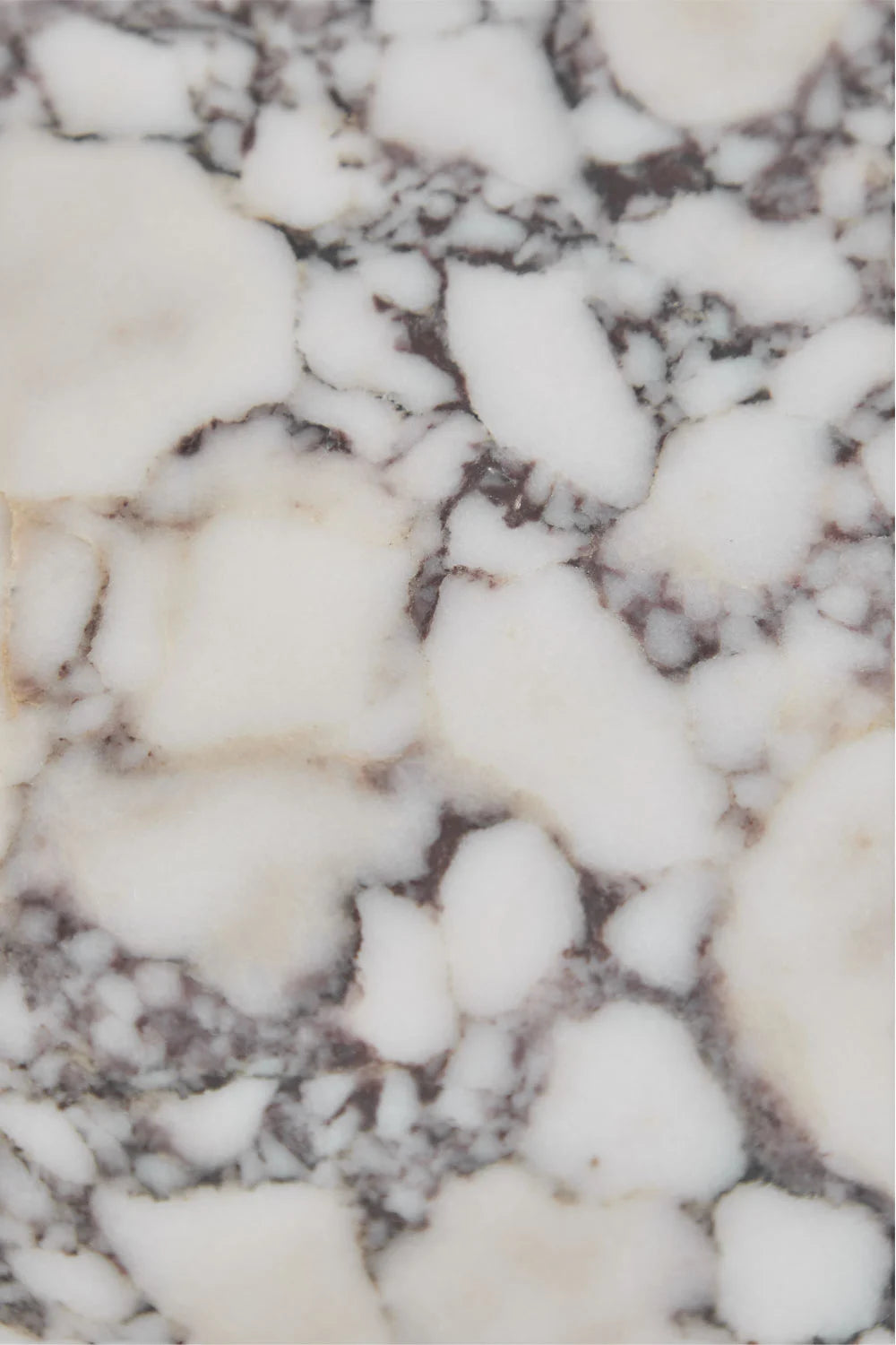 Tavolino laterale in pietra naturale Corwel effetto marmo calacatta viola