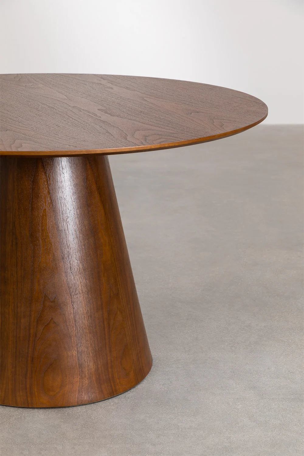 Aura - Tavolo da pranzo rotondo in legno