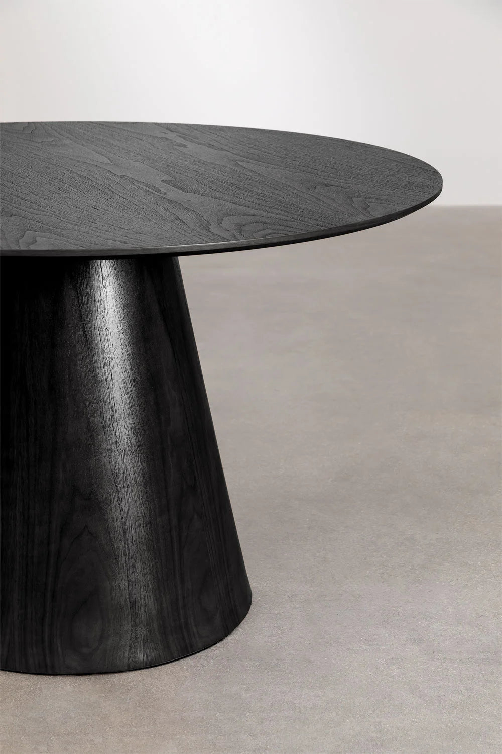 Aura - Tavolo da pranzo rotondo in legno