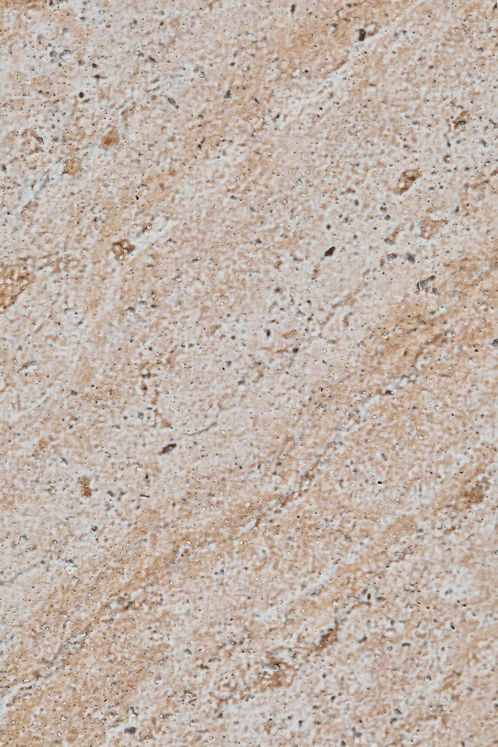 Lourdes - Tavolo da pranzo rotondo Ø120 cm in cemento effetto travertino