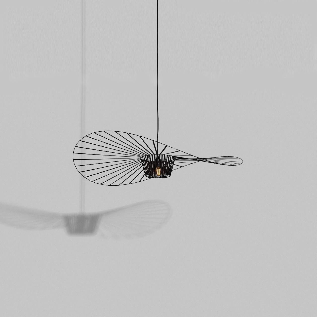 Lampada a sospensione VERTIGO small 110cm Nero - by Petite Friture